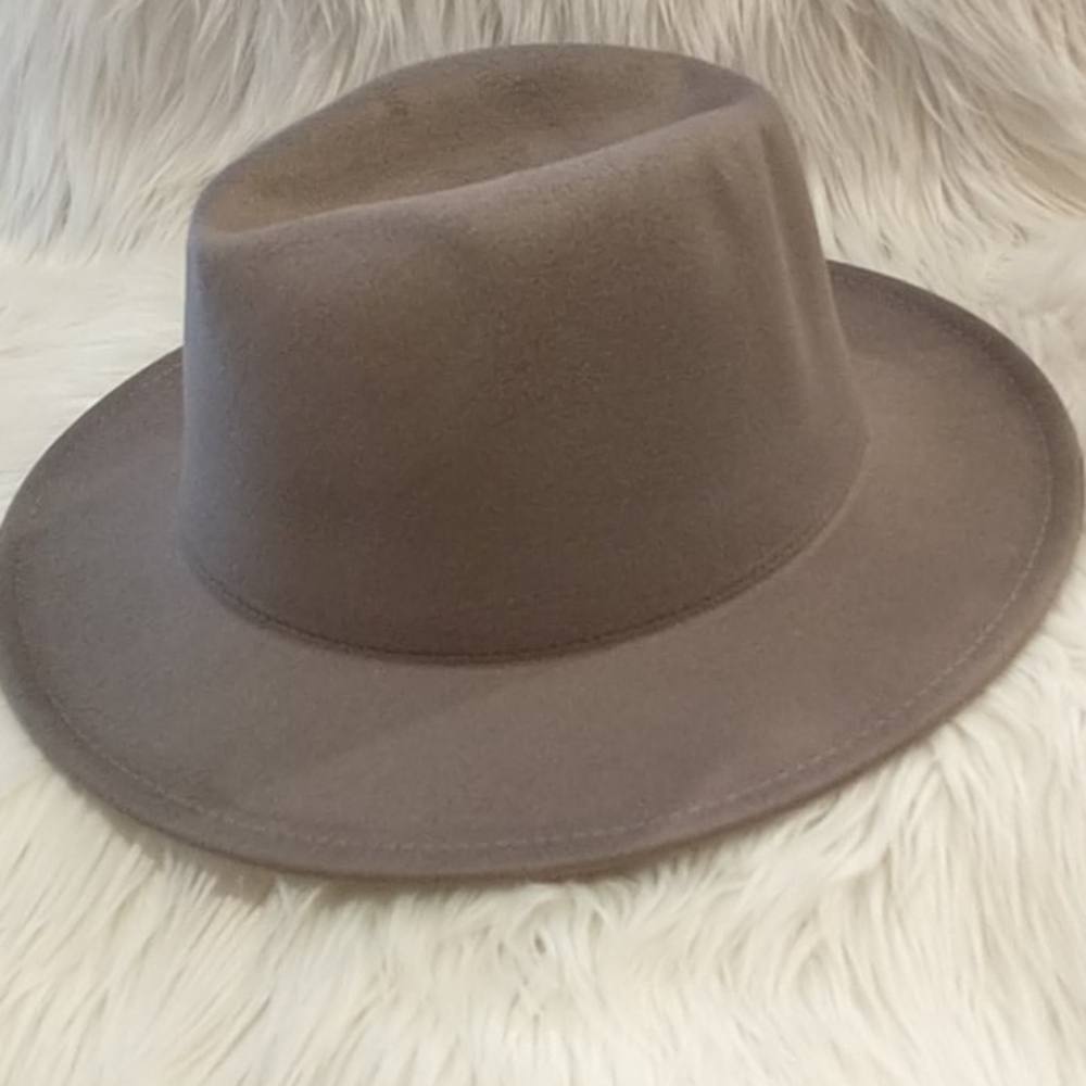Fedora gray/ red